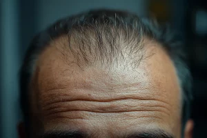 Imagen de un hombre con alopecia