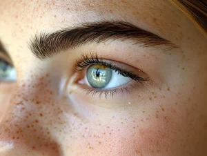 Foto que centra los ojos de una persona